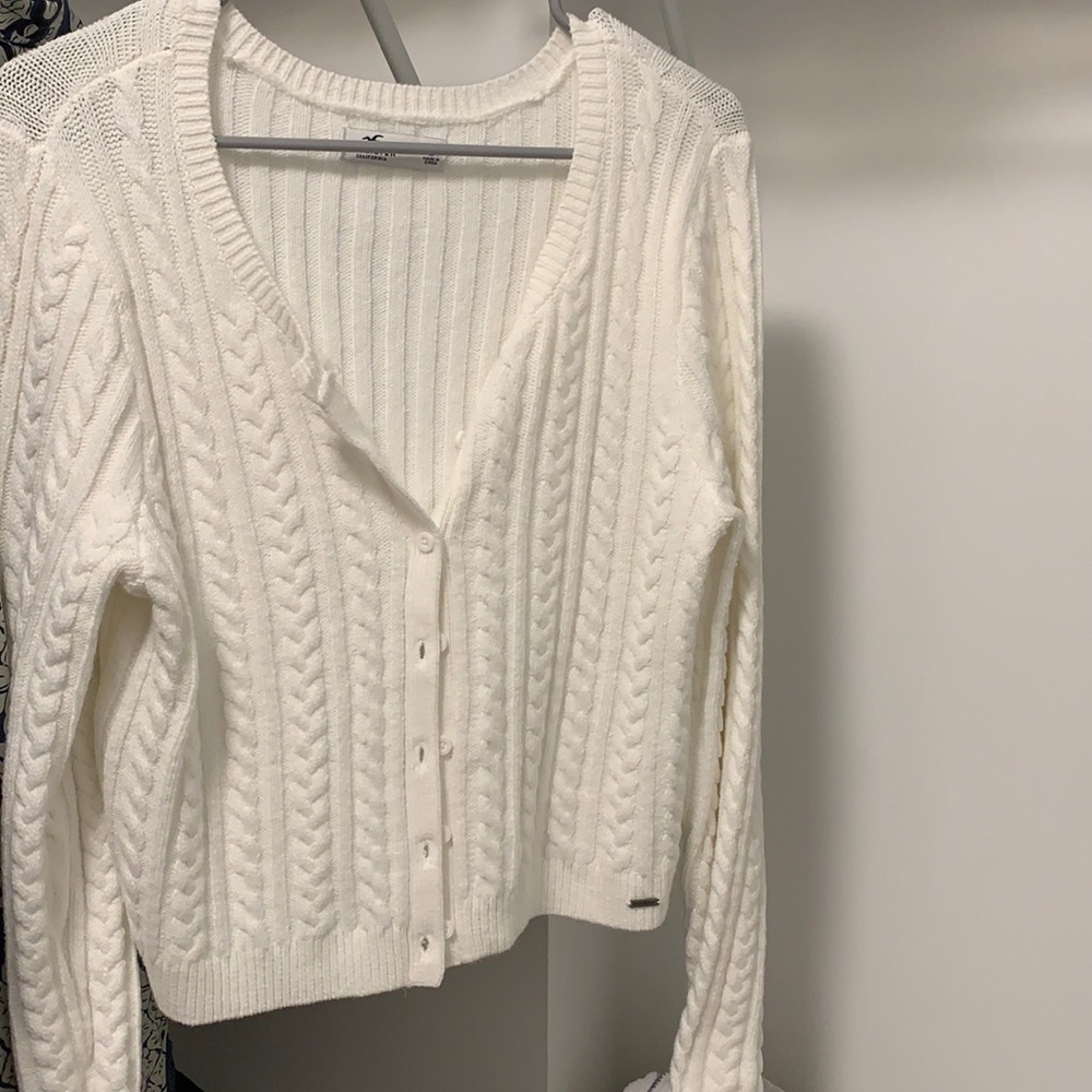 Hollister Long sleeve cropped cardigan